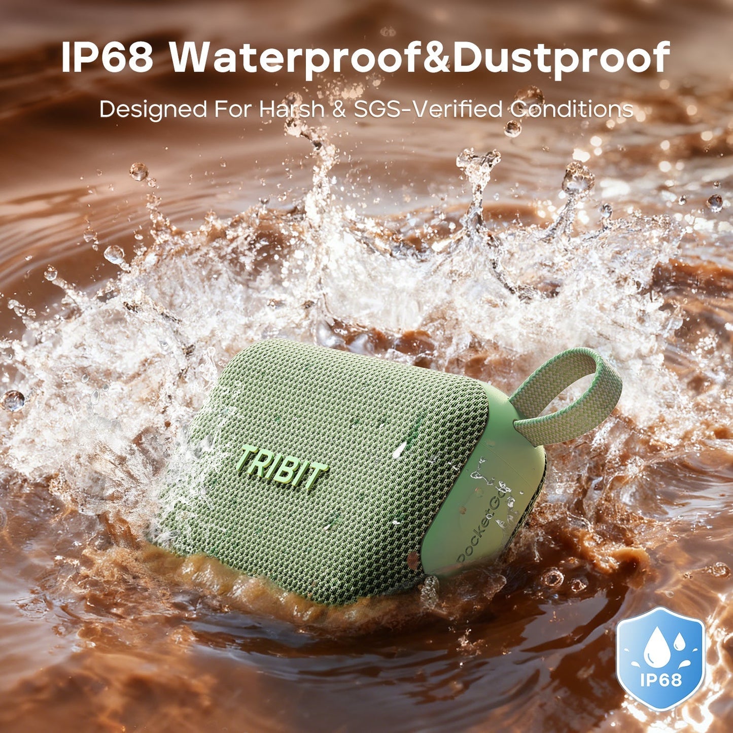 TRIBIT PocketGo Portable Bluetooth Speaker