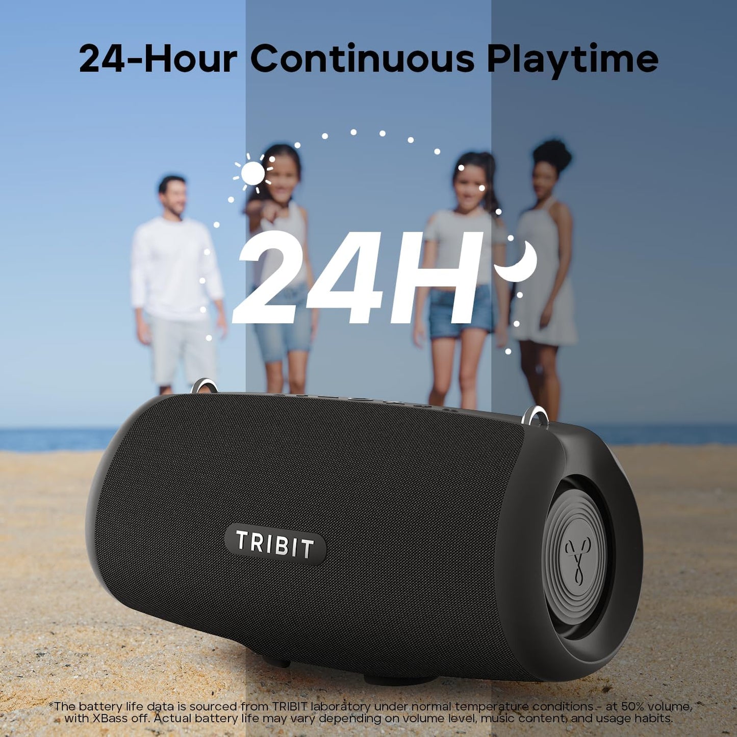 TRIBIT StormBox Lava Portable Bluetooth Speaker