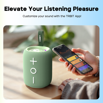 TRIBIT StormBox Mini+ Portable Bluetooth Speaker