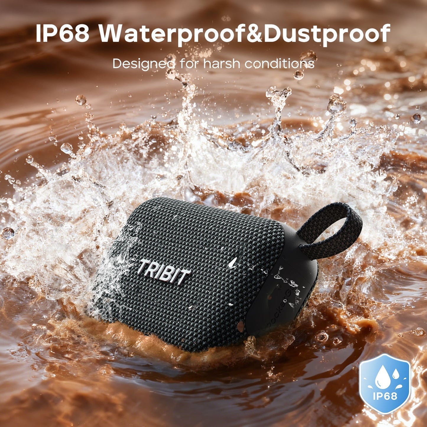 TRIBIT PocketGo Portable Bluetooth Speaker